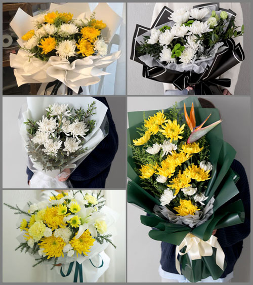 四川成都邛崃市冉义镇延贡村白事花束代送